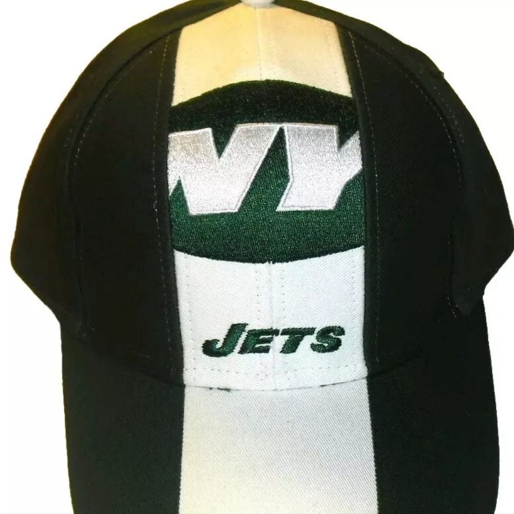 New York Jets 90s Vintage Adult Adjustable Strapback hat New Nfl White Green